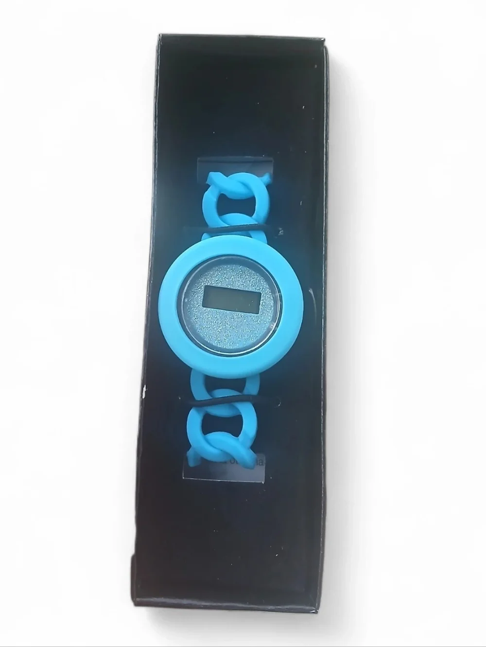 NEW Avon Blue Silicone Chain-Link Digital Watch for Kids